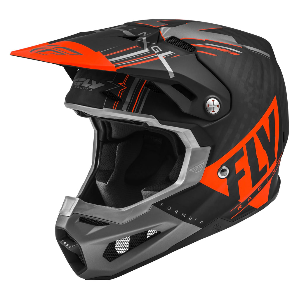 Matte Orange Grey Black Carbon Helmet G67897