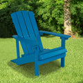 Green Faux Wood Adirondack Chair B7723