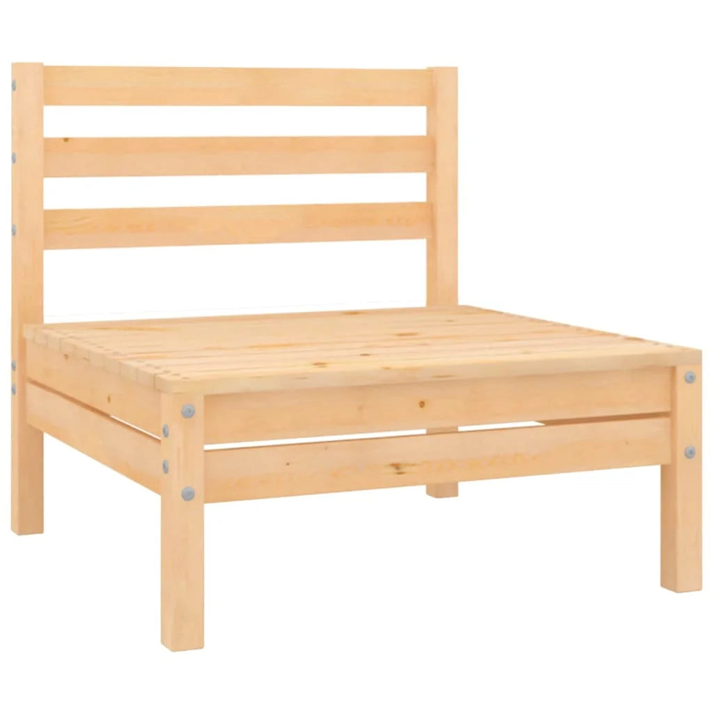 Patio Middle Sofa Solid Pinewood F700839