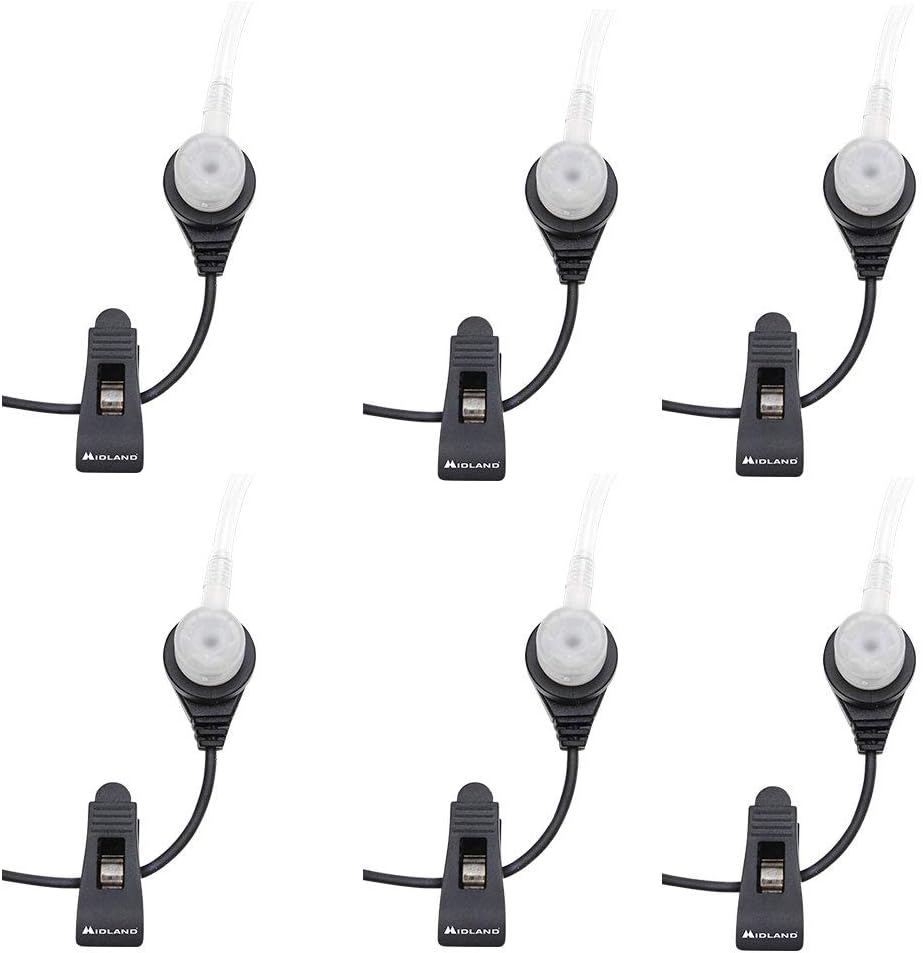 Transparent Security Headsets with PTT/VOX (4-Pack) L338