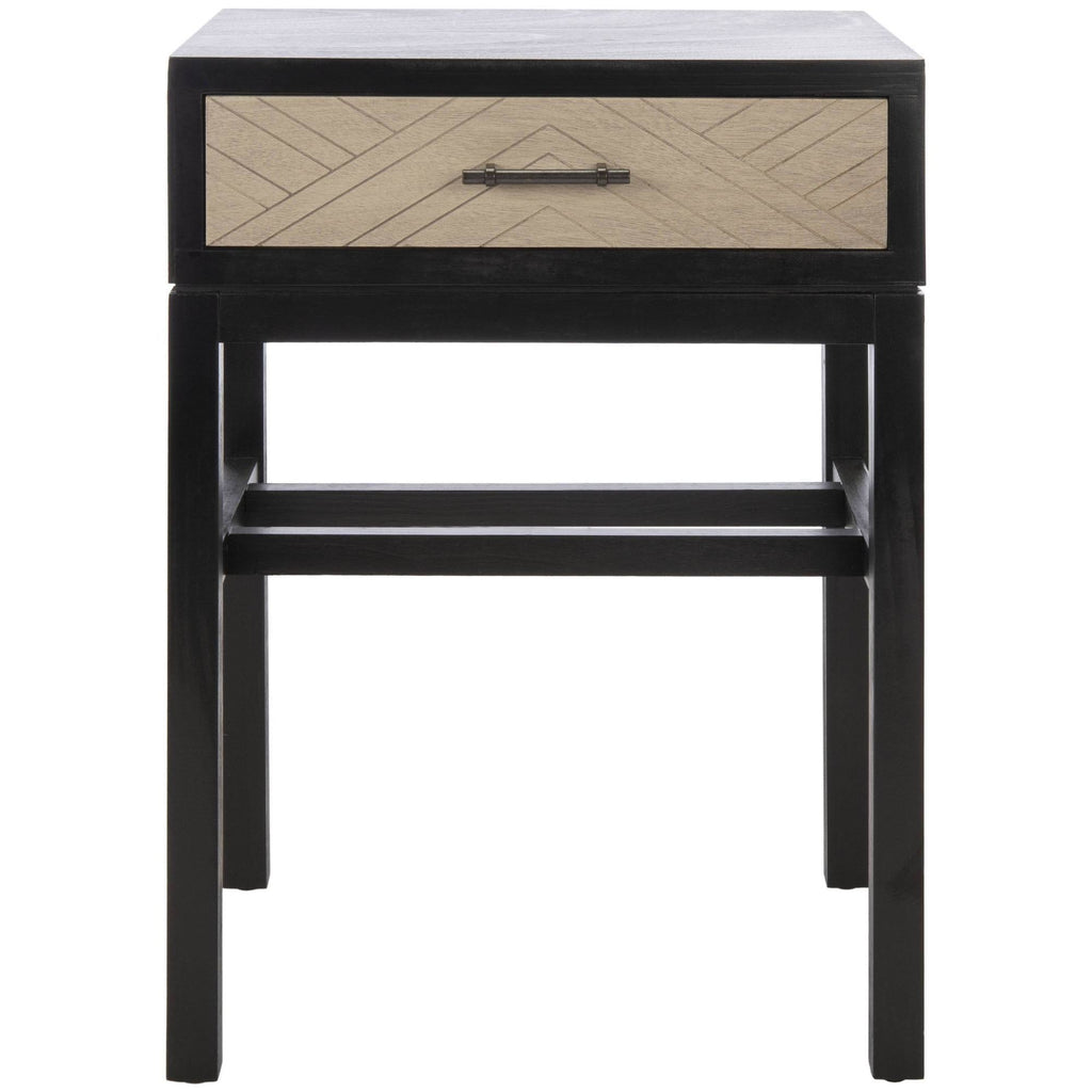 Black 1 Drawer Accent Table D91507