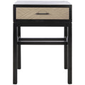 Black 1 Drawer Accent Table D91507