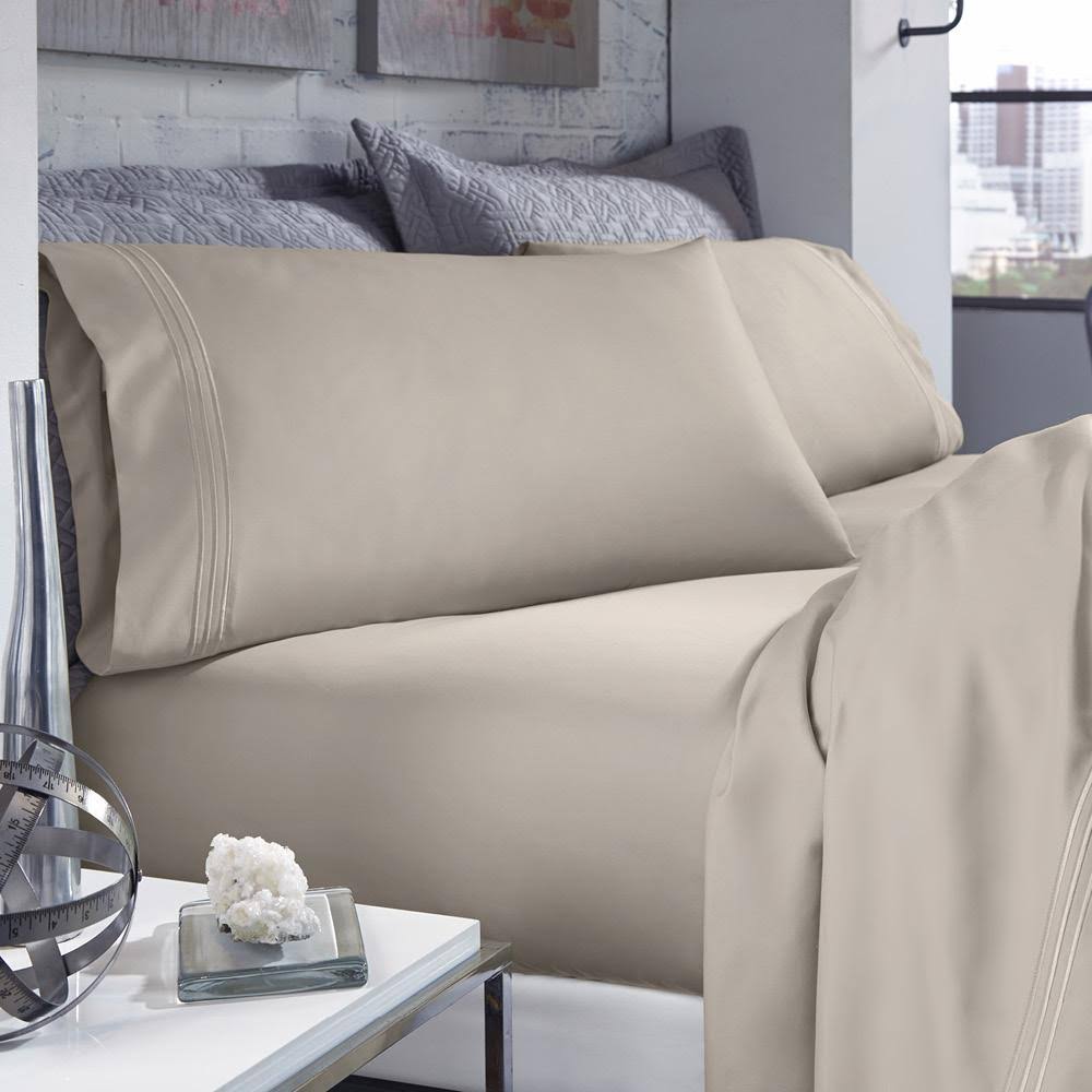 Sand Split King Sheet Set E19366