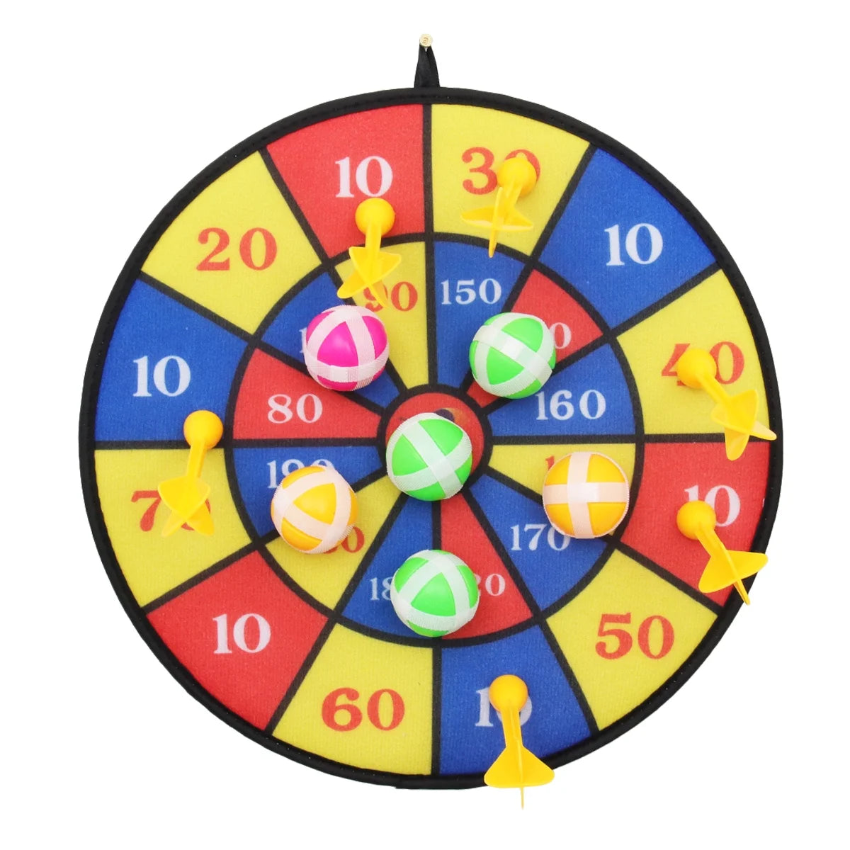 Flocking Dart Board with 4pcs Darts Dartboard Set N768