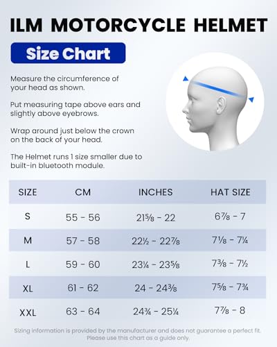 Bluetooth Modular Full Face Motorcycle Helmet with Sun Shield J976777