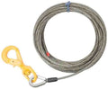 3/8" x 50' Wire Rope Winch Cable with Swivel Hook N771037