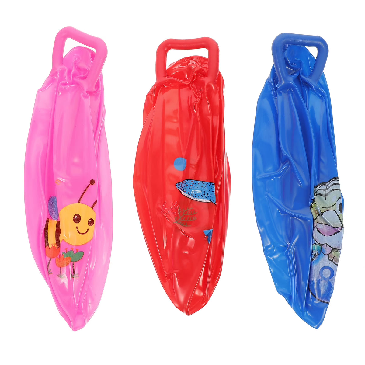 3Pcs Inflatable Hopper Balls with Handle J492387