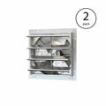 16 inch Wall Mounted Steel Shutter Exhaust Fan (2 Pack) K856253