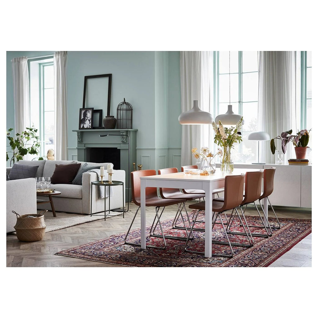 Chrome Plated Mjuk Golden Brown Chair I78708