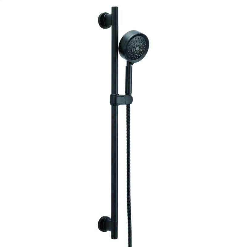 Satin Black 5 Function Handshower with Slidebar Assembly D93459