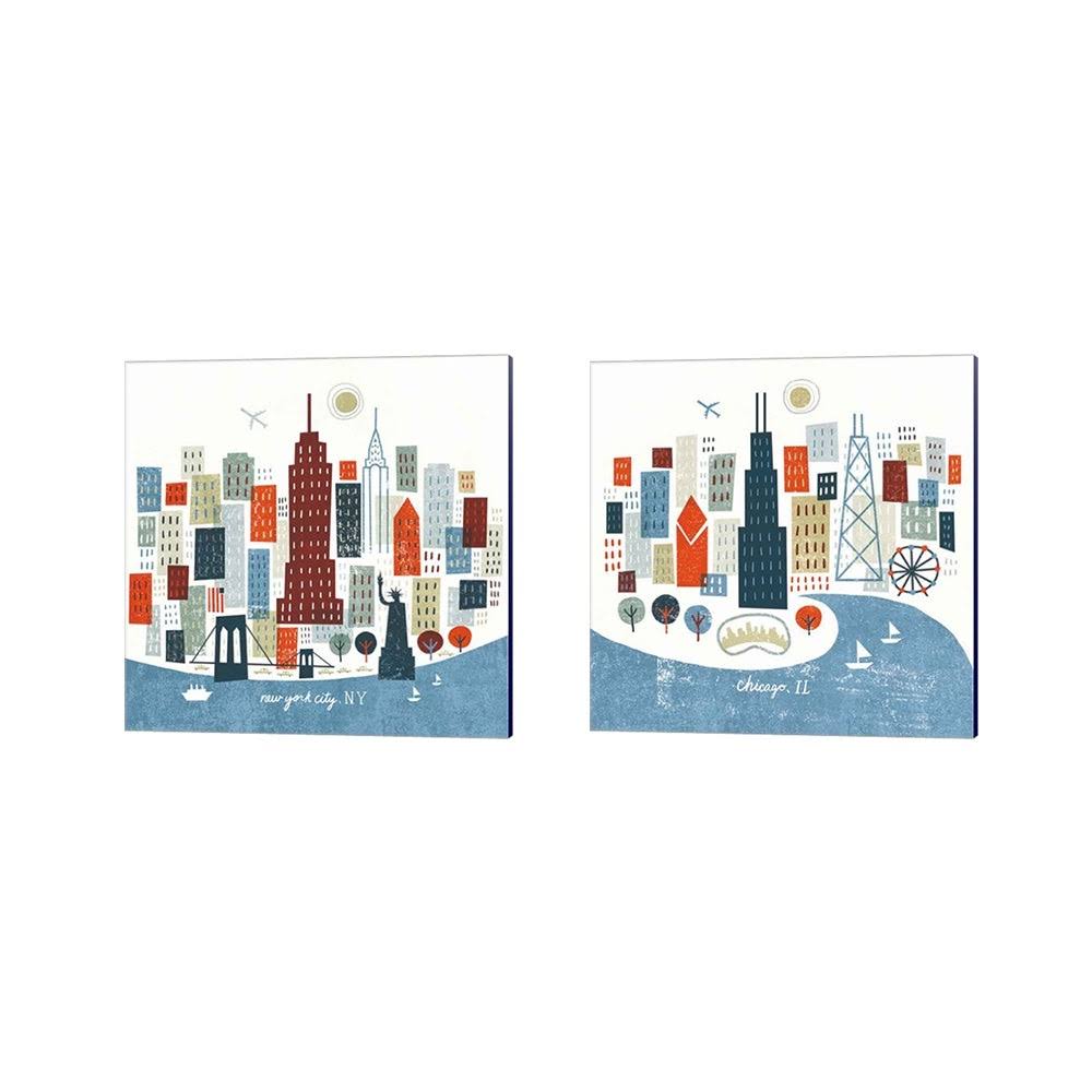 2 Piece Canvas Art Set Each 14 x 14 G669713
