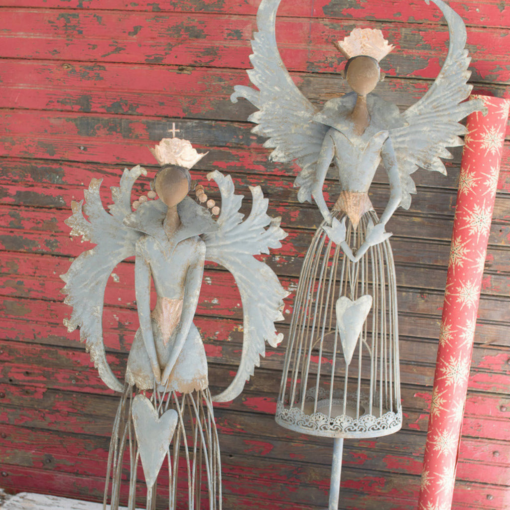 Metal Christmas Angels (Set of 2) I220