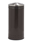 Brown Steel 25 Gallon Receptacle with Swivel Lid X189827