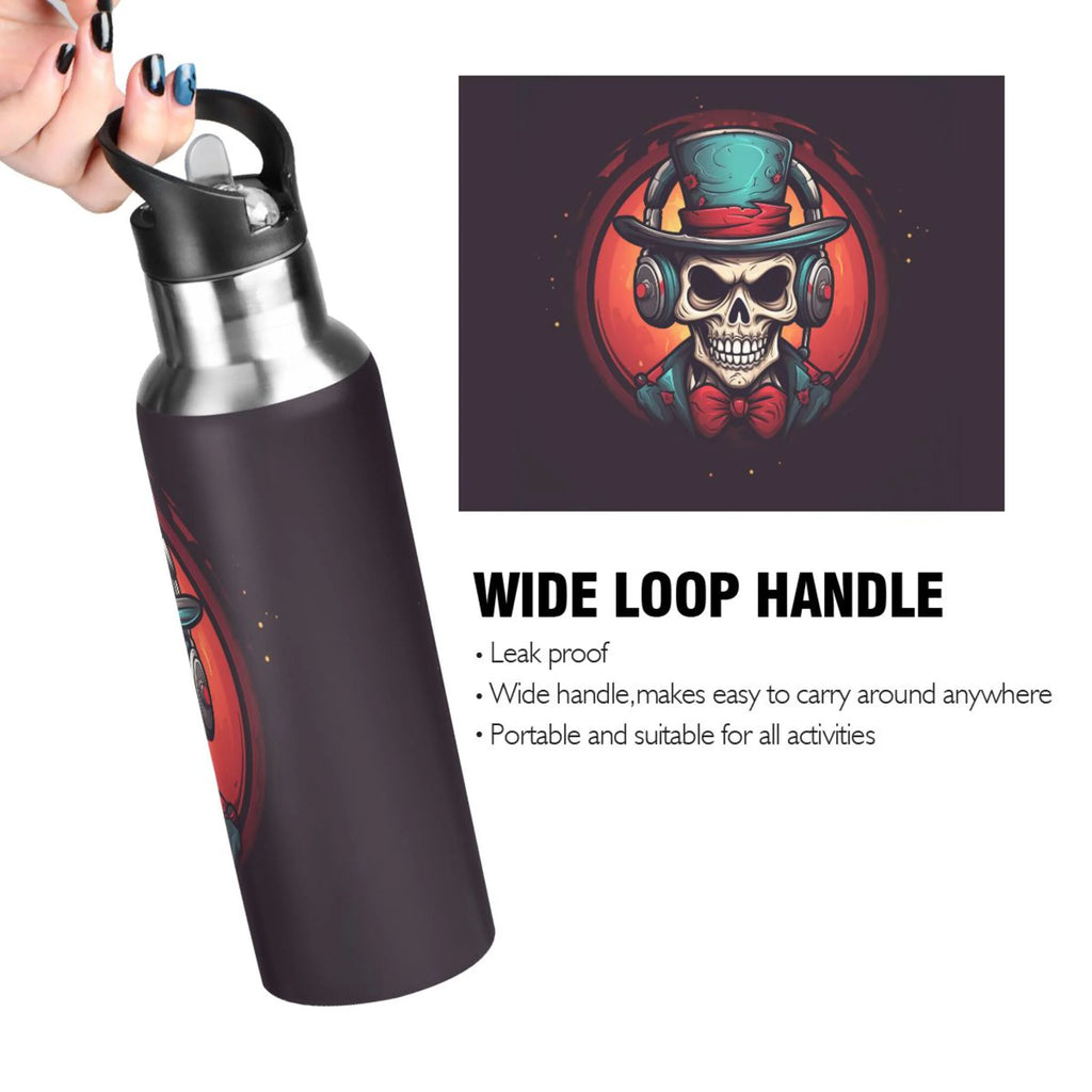 Insulated Stainless Steel Water Bottle with Straw Lid, 20 oz C180254