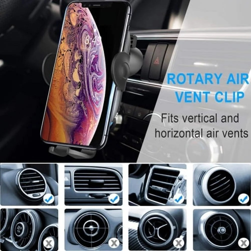 Car Wireless Charger Mount Dashboard Air Vent Holder Fast Charge Auto Sensor Dock Cradle Y67552