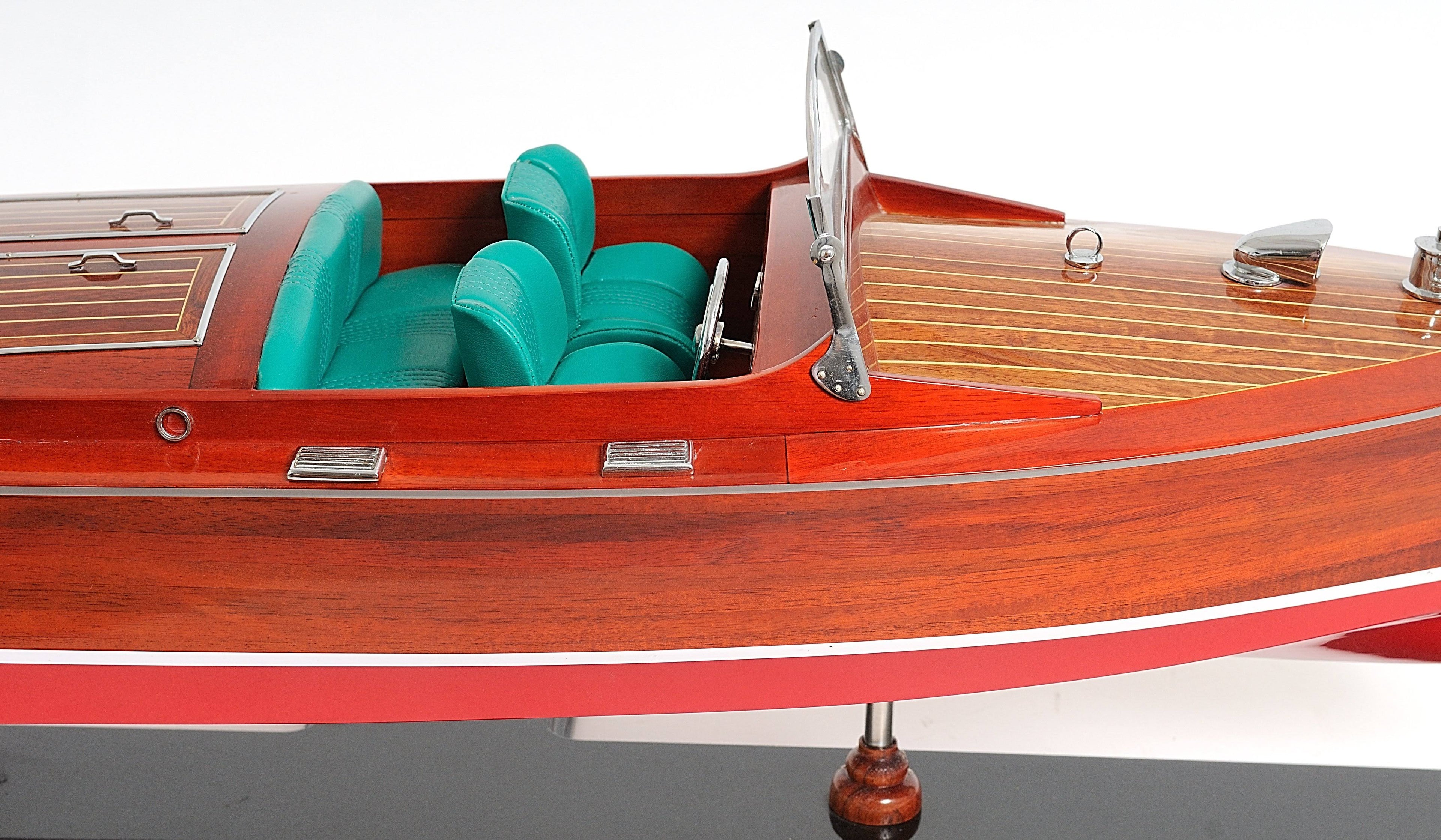 Painted Runabout Boat R48497