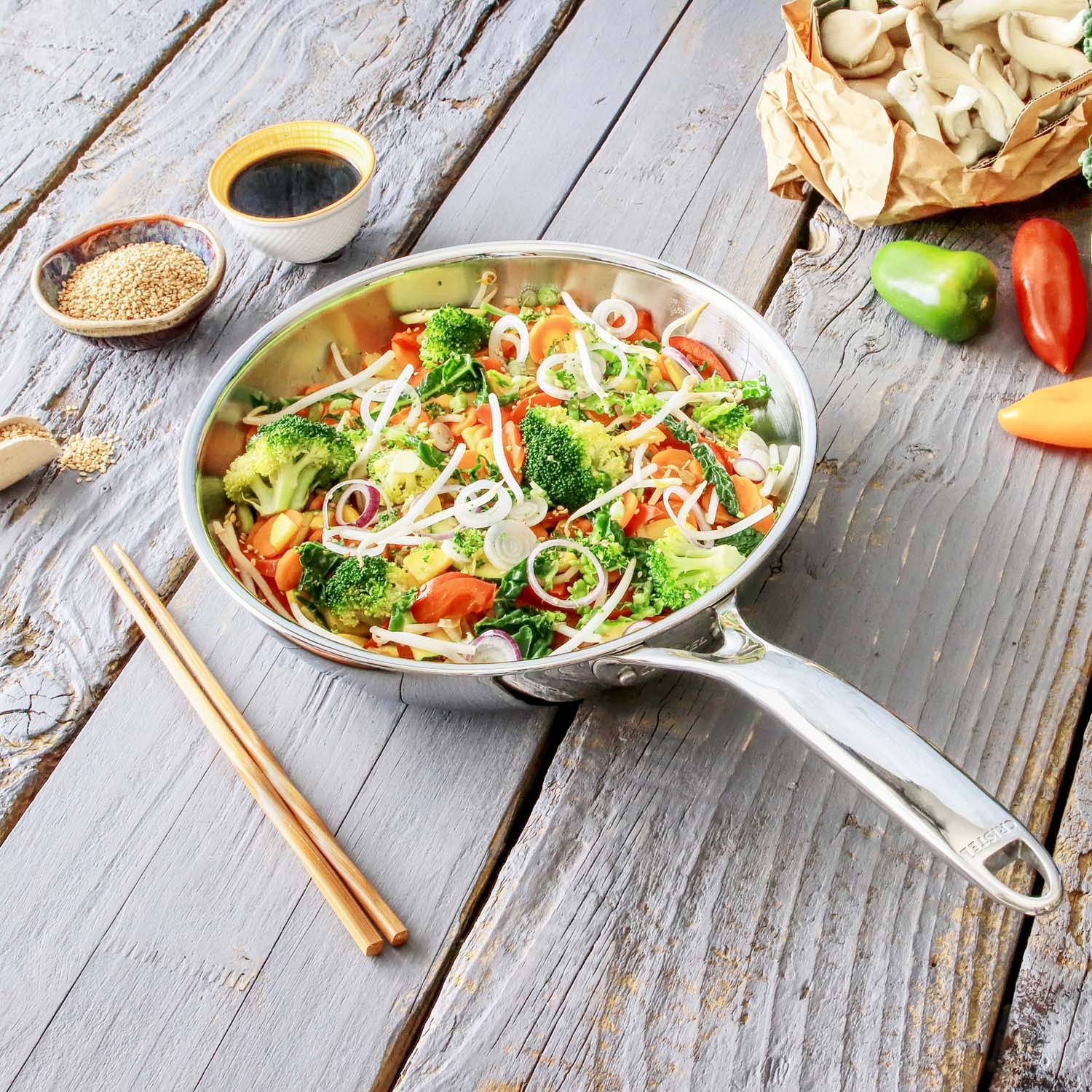 8.5-Inch Stainless Steel Frying Pan L150570