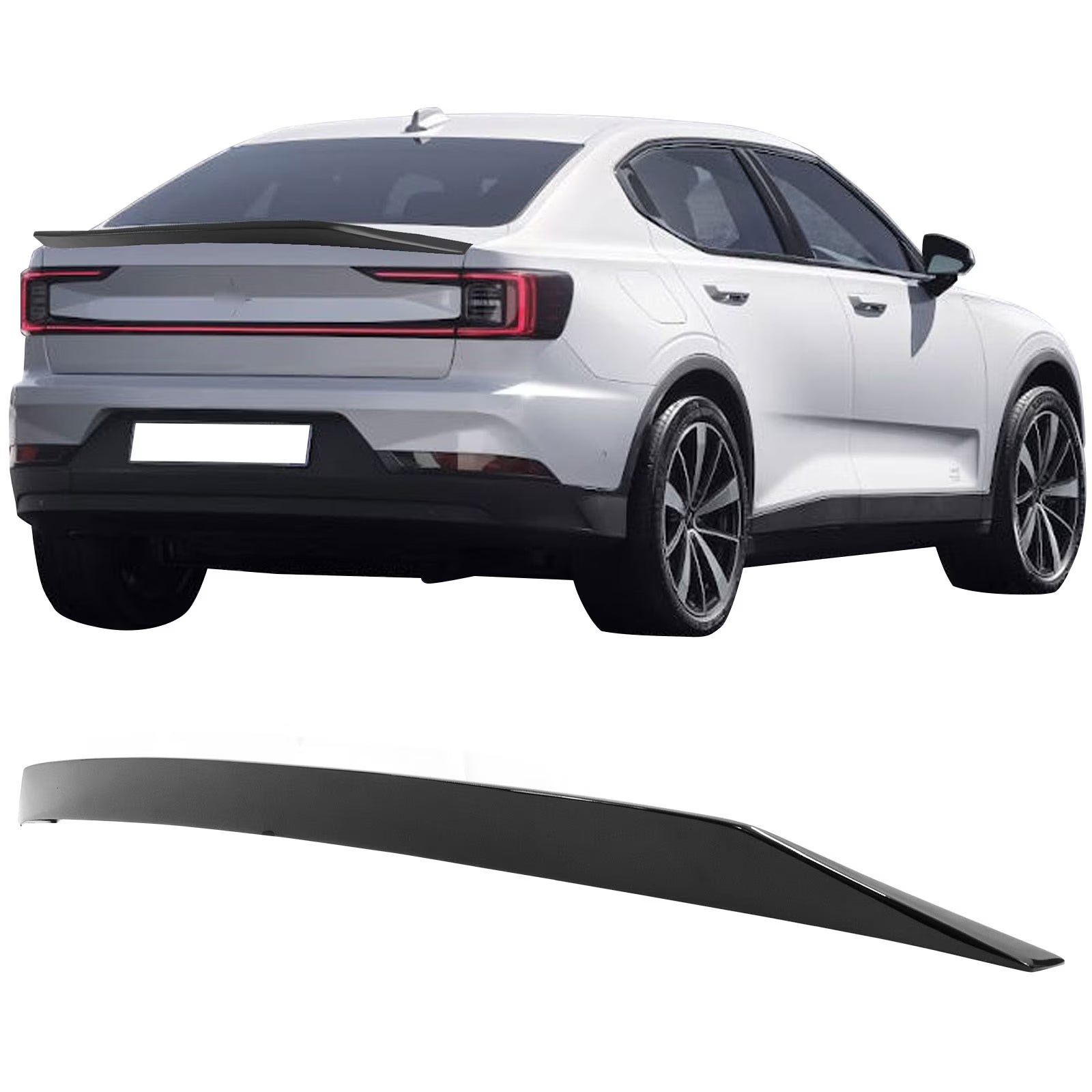 Painted Fiberglass Trunk Spoiler M74619