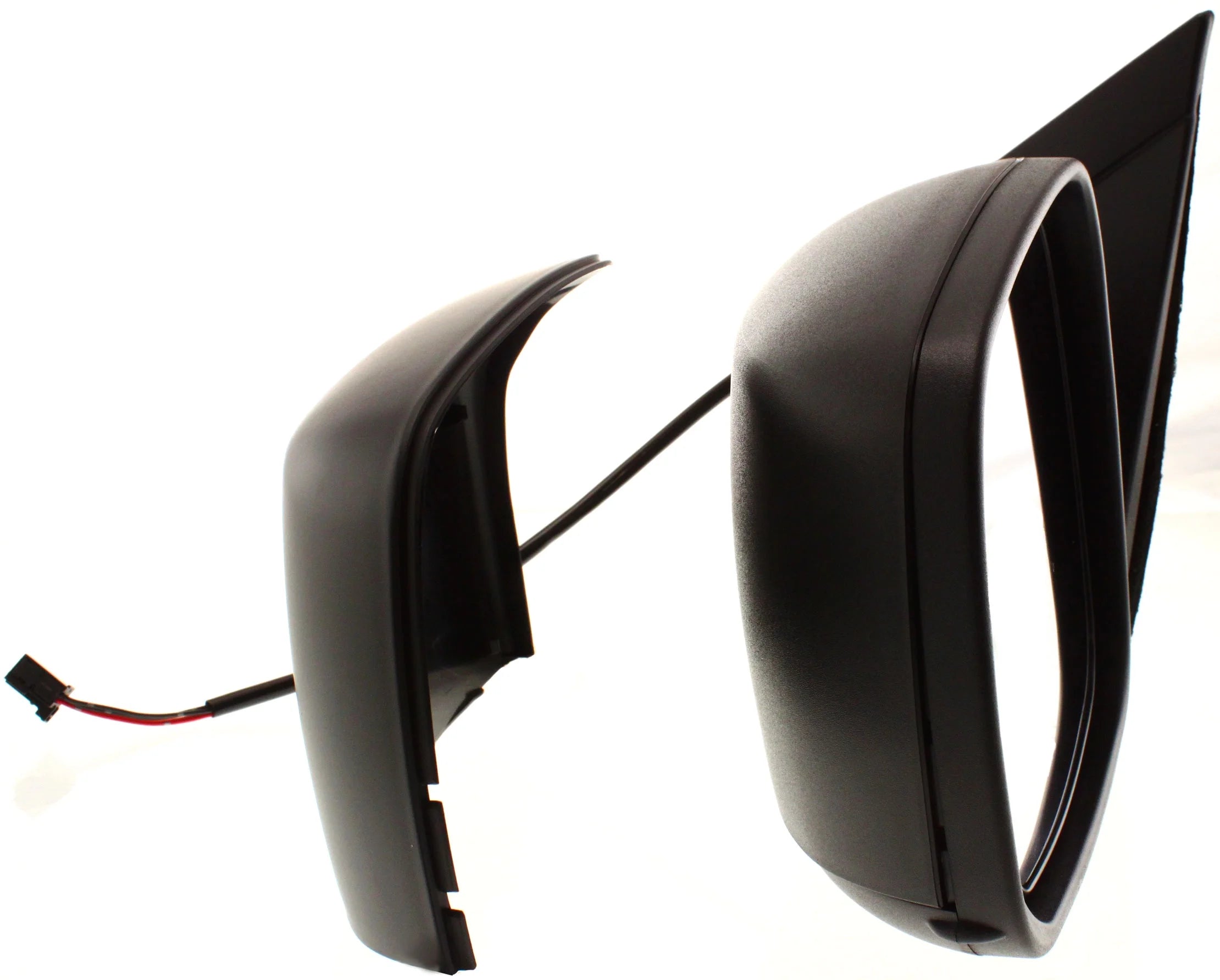Left Driver Side Heated Paintable Textured Black Mirror S5085