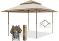 13' x 13' Gray Green Straight Leg Pop Up Canopy Tent J52554