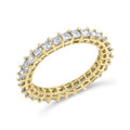 14K Yellow Gold Princess Cut Diamond Eternity Band Ring L362605