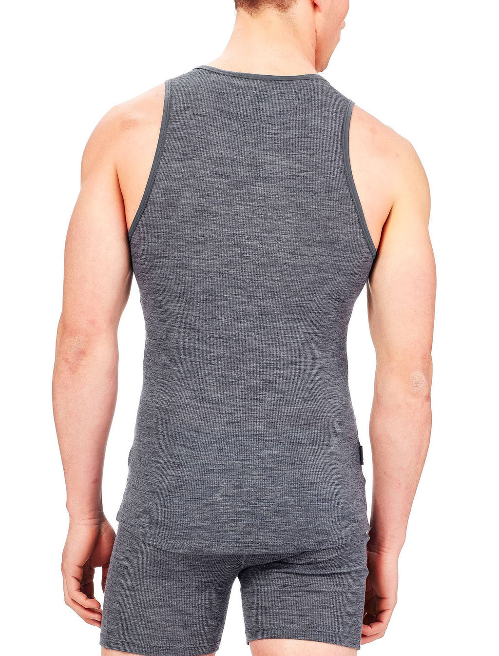 Men's Anatomica Rib Tank Gritstone Heather M408915