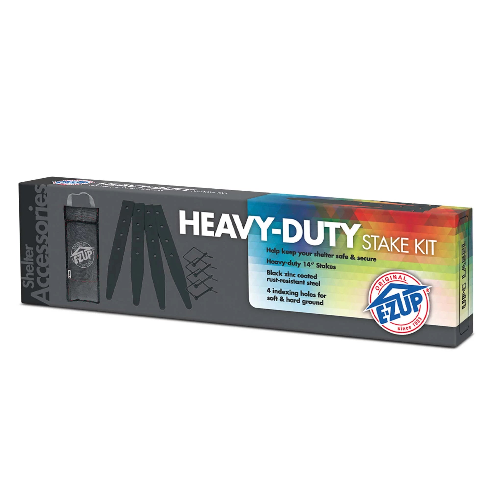 Heavy-Duty Stake Kit, 4 Pack I460