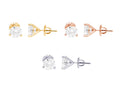 0.5CT Diamond Earrings 14k Yellow Gold O6139