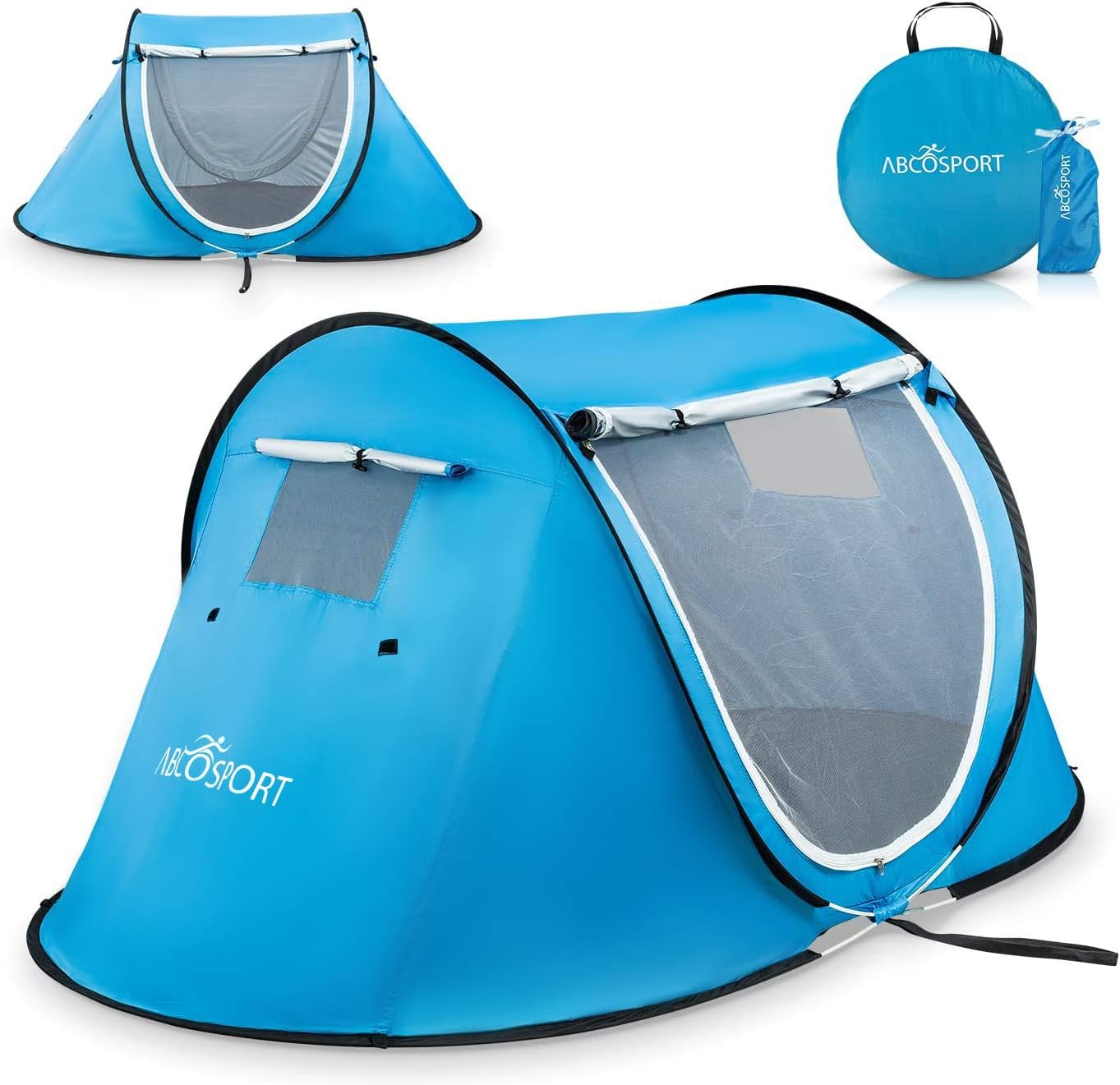 Pop-up Beach Camping Tent with Carrying Bag X68951