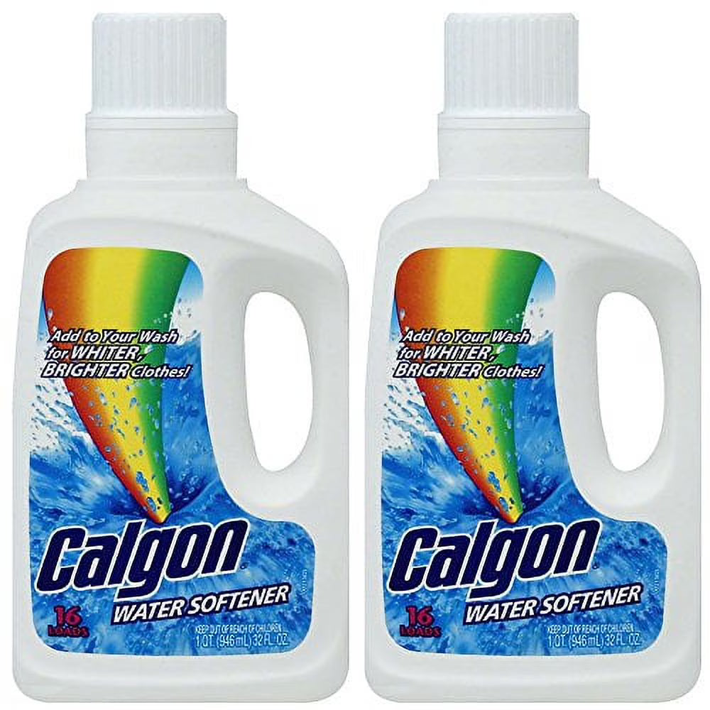 Liquid Water Softener Laundry Detergent Booster 32 Ounce (Pack of 2) B439