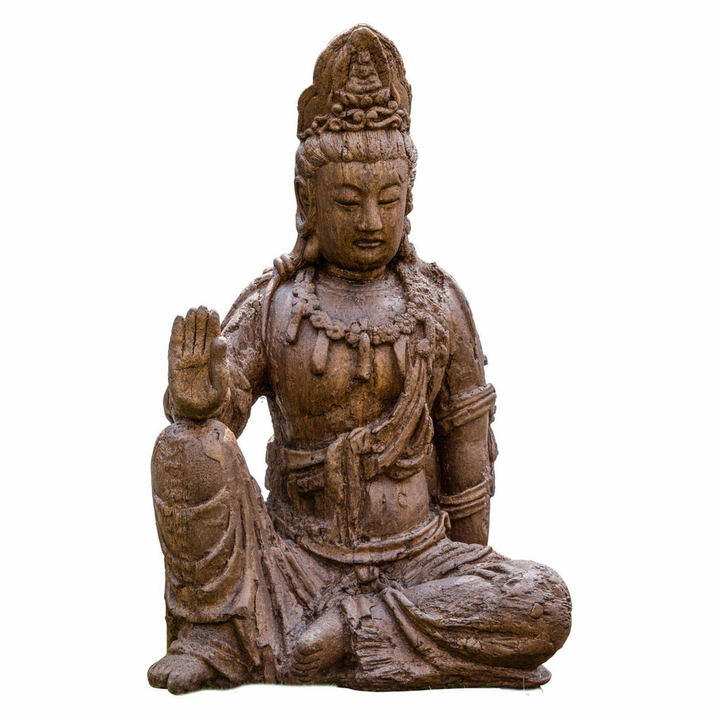Antique Quan Yin Garden Statue P8500