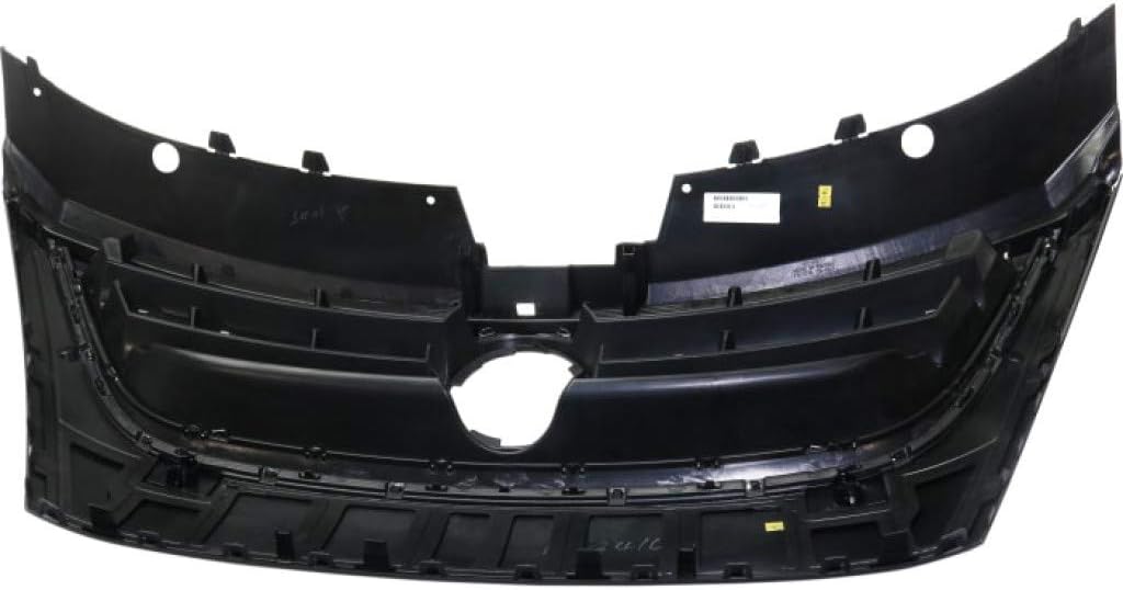 Primed Black Plastic Grille Assembly with Chrome Molding and Distance Sensor Hole R976653
