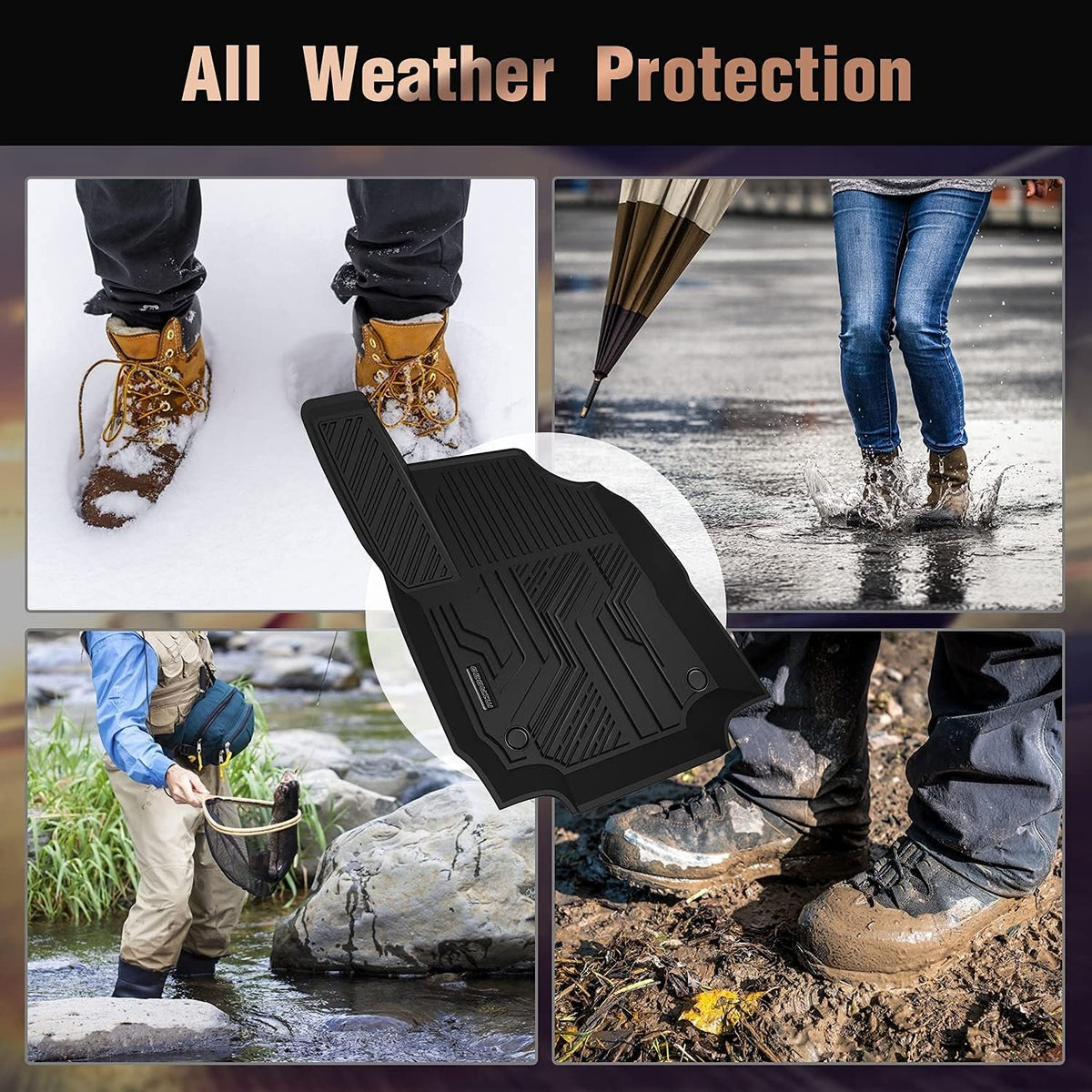 TPE All-Weather Custom Fit Car Floor Mats P96298