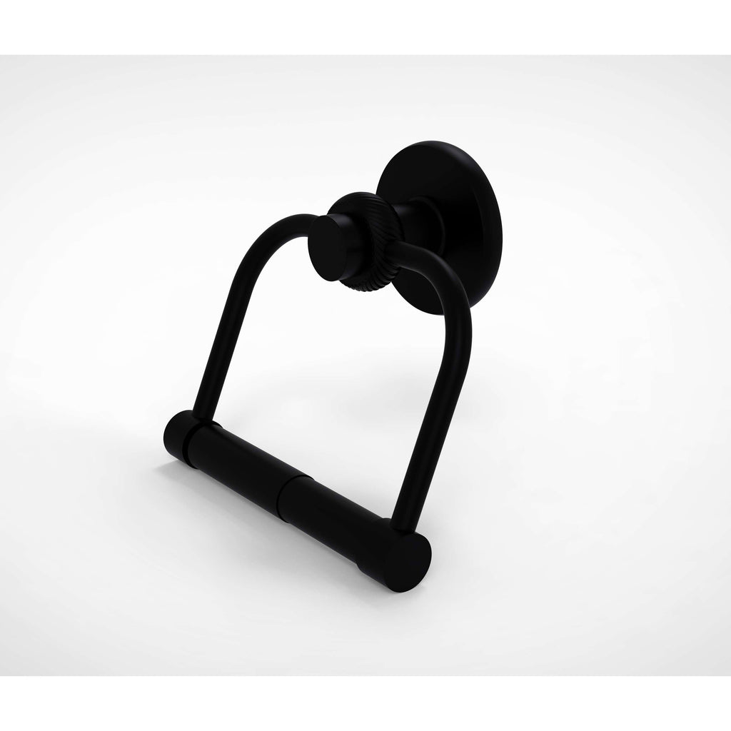 Matte Black 2 Post Toilet Tissue Holder P285