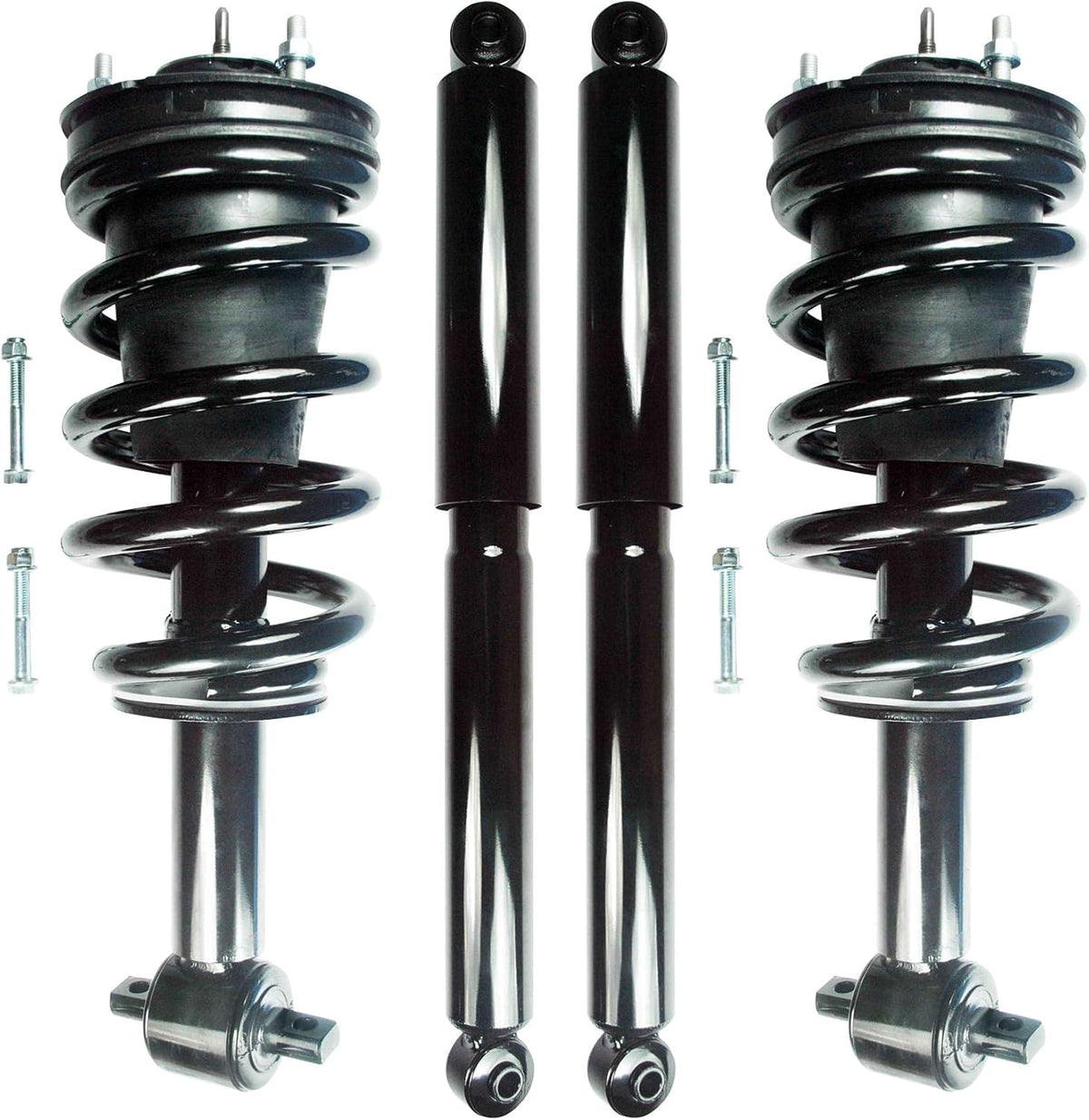 Front-Rear Quick Complete Strut-Shock For 2014-2018 Chevrolet Silverado 1500 RWD Q3726