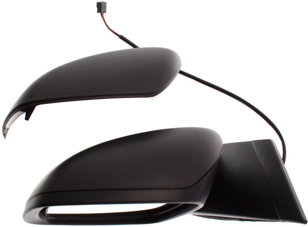 Left Driver Side Heated Paintable Textured Black Mirror S5085