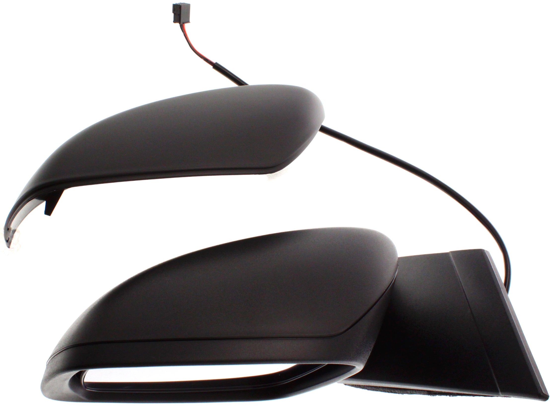 Left Driver Side Heated Paintable Textured Black Mirror S5085
