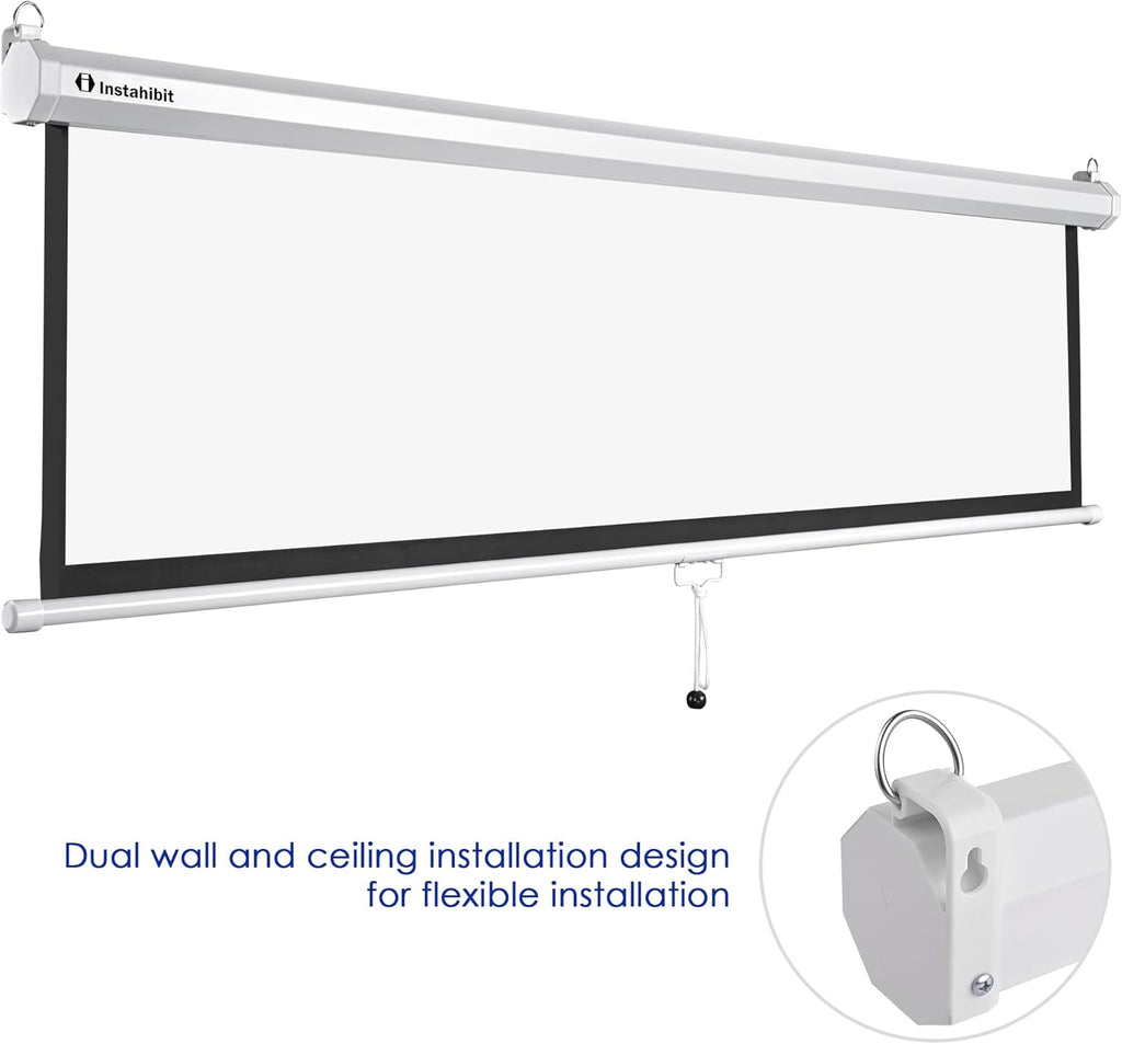 72" 16:9 Manual Pull Down Projector Screen B27847