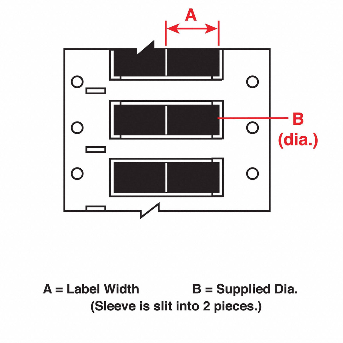 Black Wire Marking Sleeves E378