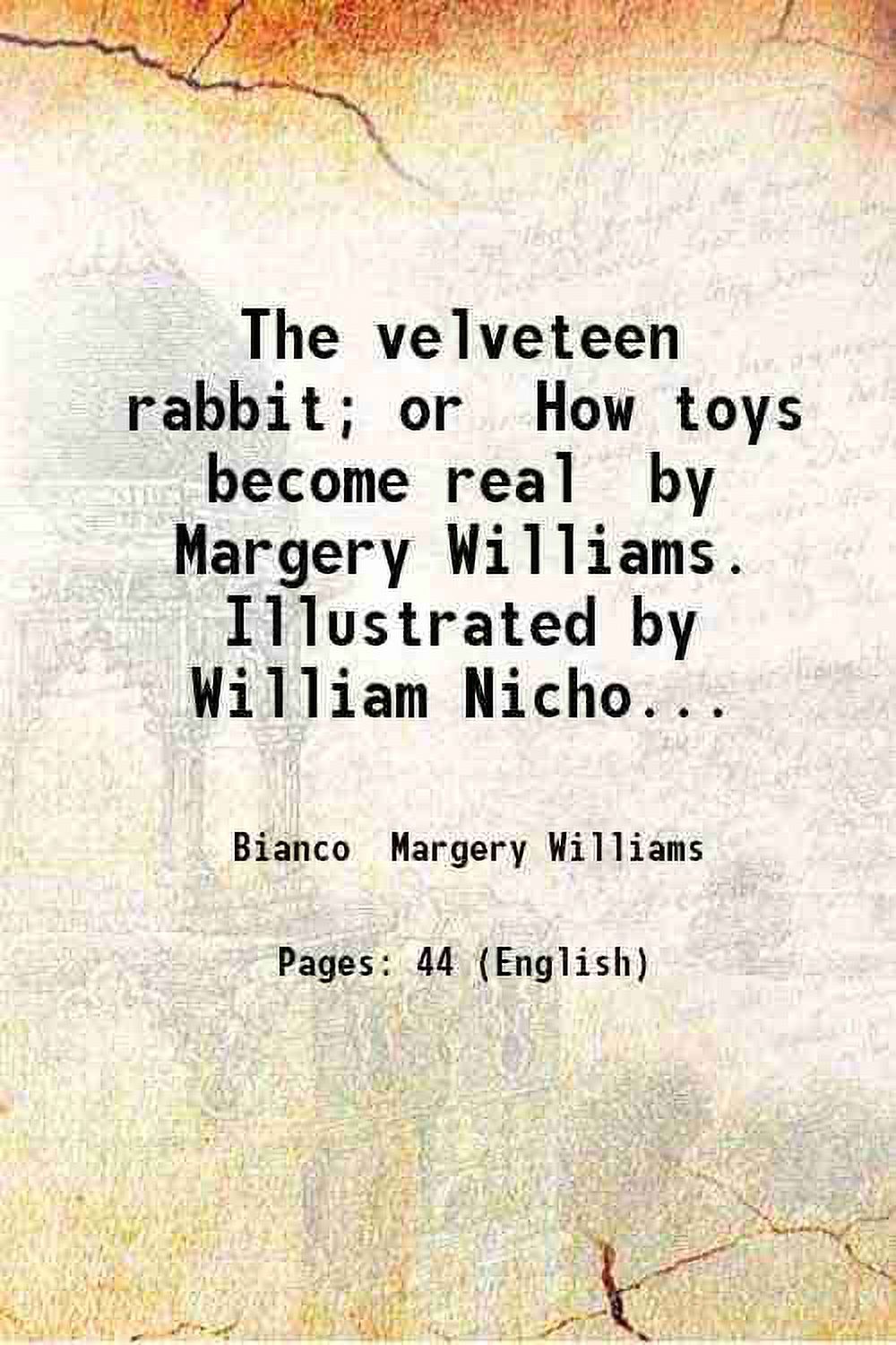 The velveteen rabbit Hardcover R5460