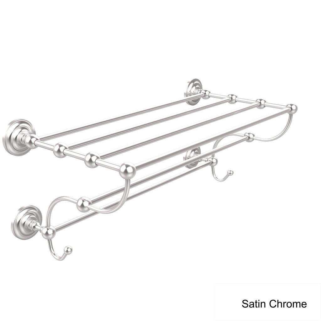 Antique Brass Train Rack Towel Shelf U575474