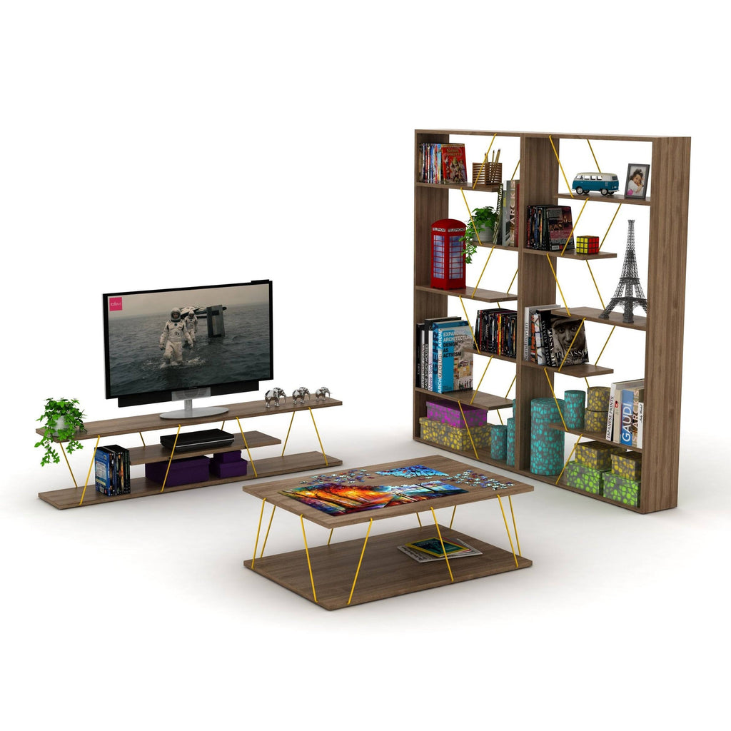 Chrome Bookcase with Adjustable Shelves O339
