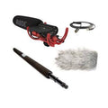 Rode VideoMic with Micro Boompole, Deadcat Wind Muff & VC1 3.5mm Extension Cable W357