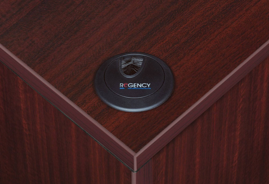 Cherry Single Pedestal Desk F97347