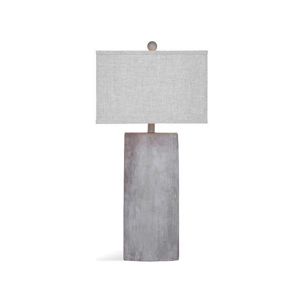 Cement Stone Table Lamp in Gray P648900