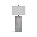 Cement Stone Table Lamp in Gray P648900