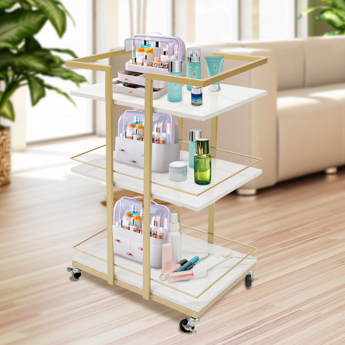 3 Layers Rolling Utility Cart B958