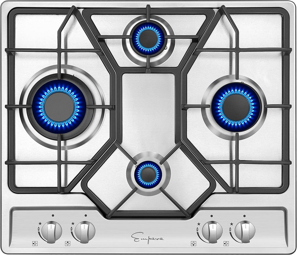 24 Inch Stainless Steel Gas Cooktop with 4 Burners N775807