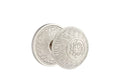 Satin Nickel Passage Set with Rosette P4780