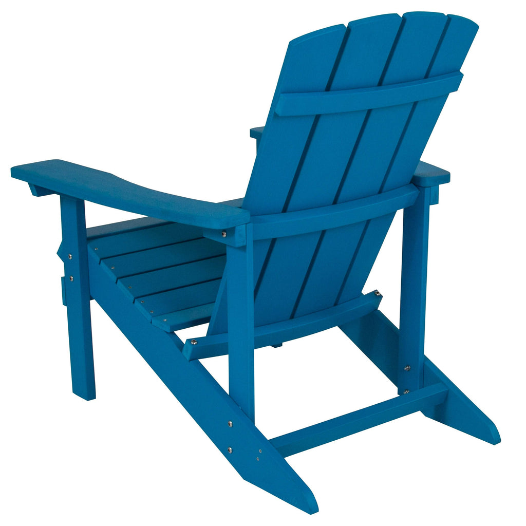 Green Faux Wood Adirondack Chair B7723